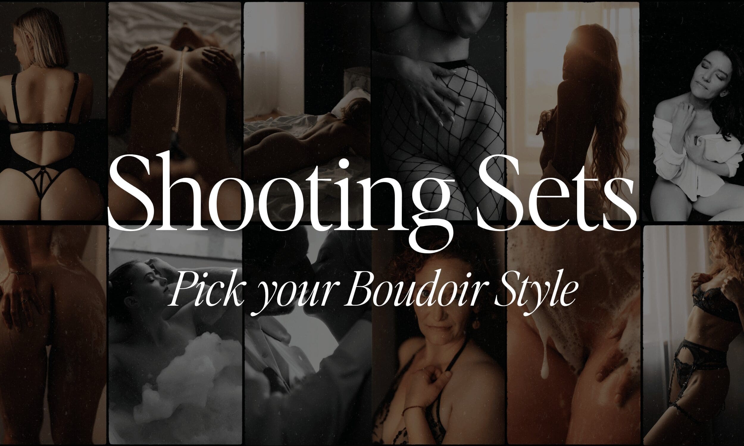 Header Bloartikel: Die Shooting Sets - Stelle dein Boudoir Shooting Stil selbst zusammen